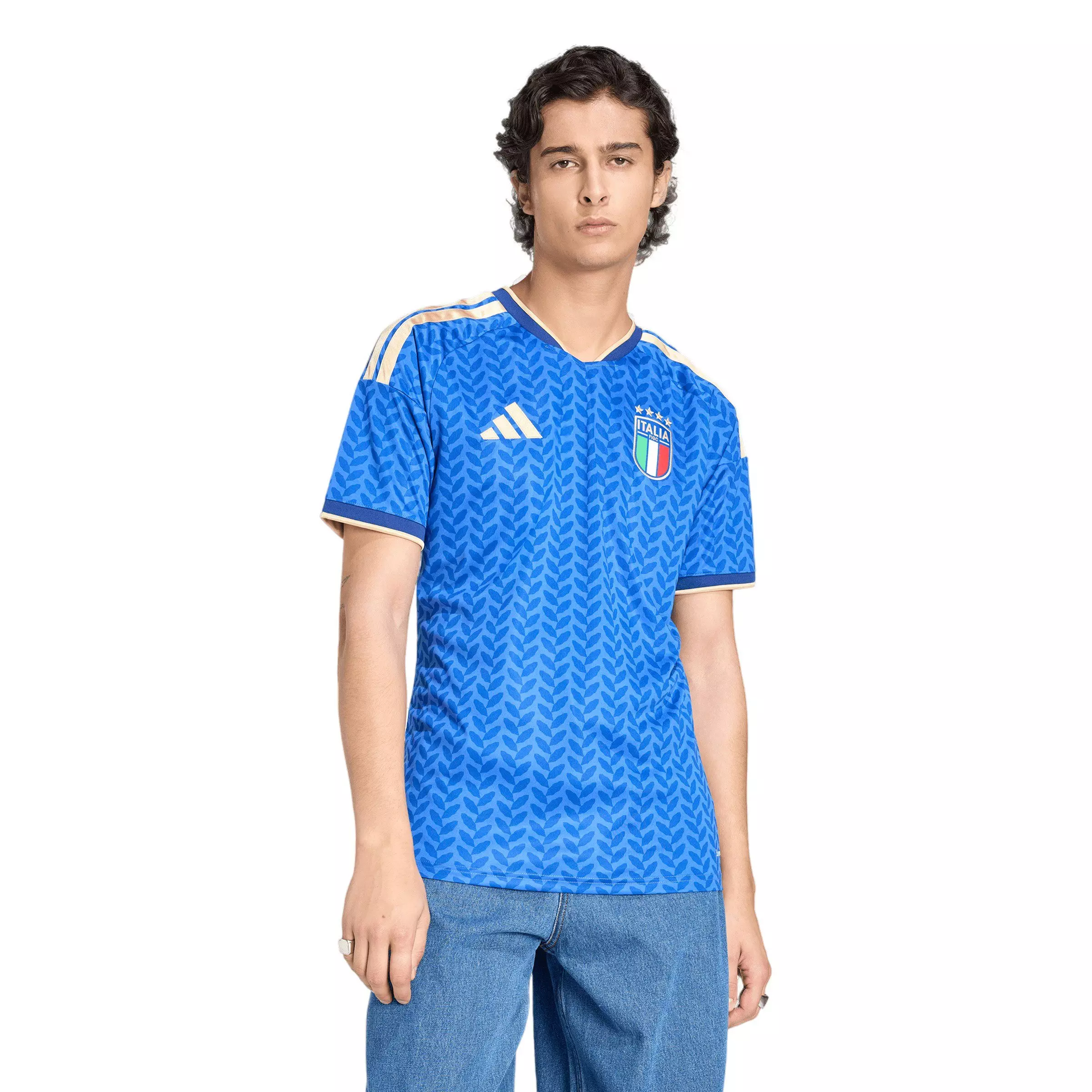 イタリア　サッカーシャツ 2026 ブルー adidas Italy 2026 Authentic Home Jersey Blue Men's | Hibbett